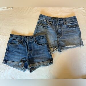 Levi Denim Blue Women's Shorts